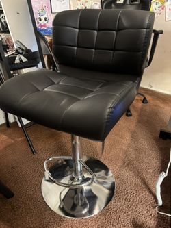 Swivel Black Chair Seat