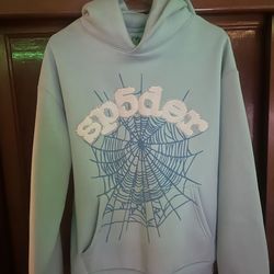 Spider hoodie Powder blue