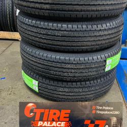 New tires set of  235/80/16ST  trailer tires mount & balance included $512