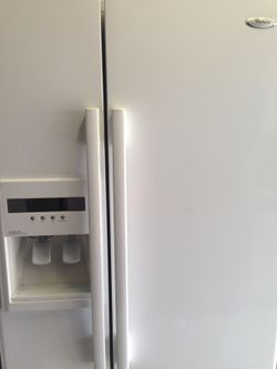 Whirlpool white refrigerator