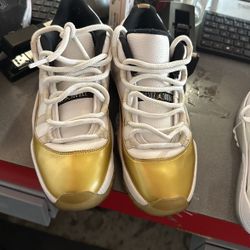 Gold Jordan’s Size 9.5 