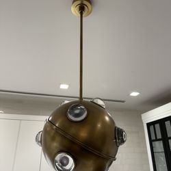 Pair Of Jonathan Adler Globo Pendant