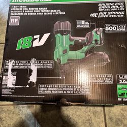 Metabo Hpt Multivolt 1-3/4 -in 15 - Degree Coil  Cordless Roofing Nailer 