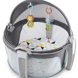 Fisher-Price On-the-Go Infant Dome Portable Bassinet and Play Space, Unisex
