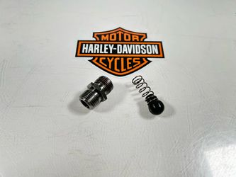 91-22 Harley-Davidson Sportster 883/1200 OEM Oil Filter Adapter w/ Check Ball & Spring.A1.OBO. SM9KNT0757