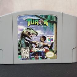 @CHV.  VINTAGE NINTENDO 64 TUROK DINOSAUR HUNTER GAME 