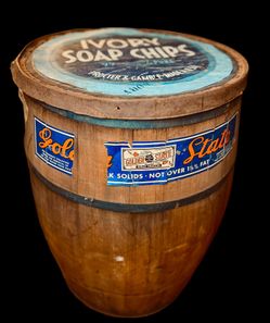Vintage barrel Ivory Soap