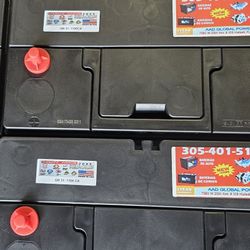 New battery for Group-31 truck, 1 year warranty 1100CA 