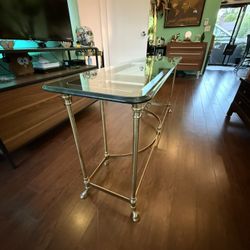 LaBarge Brass Console Table -Vintage! 