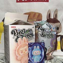 Authentic Pop Mart Big Into Energy Labubu – LOVE, HOPE, or LUCK (Box Opened, Bag Sealed)