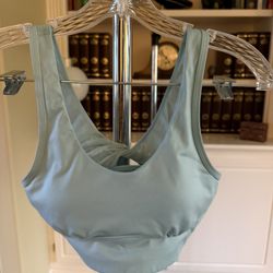 AVIA light blue sports bra