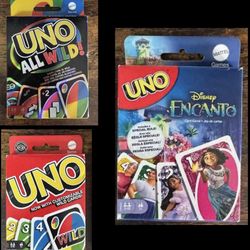 Uno Games Card Games COMPLETE  just $5 each