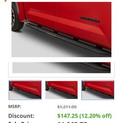 TRD Running Boards For 2023 Toyota Tundra Double cab