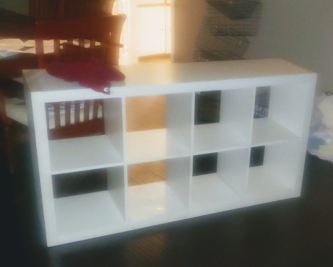 Ikea Flysta Shelf Unit White 2 x 4,