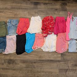 Girls size medium summer lot