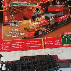 North Pole Express Christmas Train Set Battery Operated