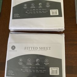 New Full Sized Fitted Bed Sheets Bundle 