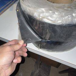 Black 100’x6” Peel And Stick Cover Strip