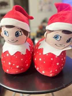 Elf on shelf slippers