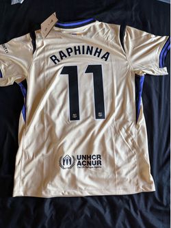Size XL FC Barcelona Raphinha #11 Away Jersey size XL