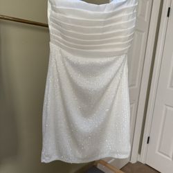 Sequined Cocktail Dress , Strapless