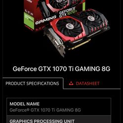 1070 ti gpu and ryzen 2600x cpu