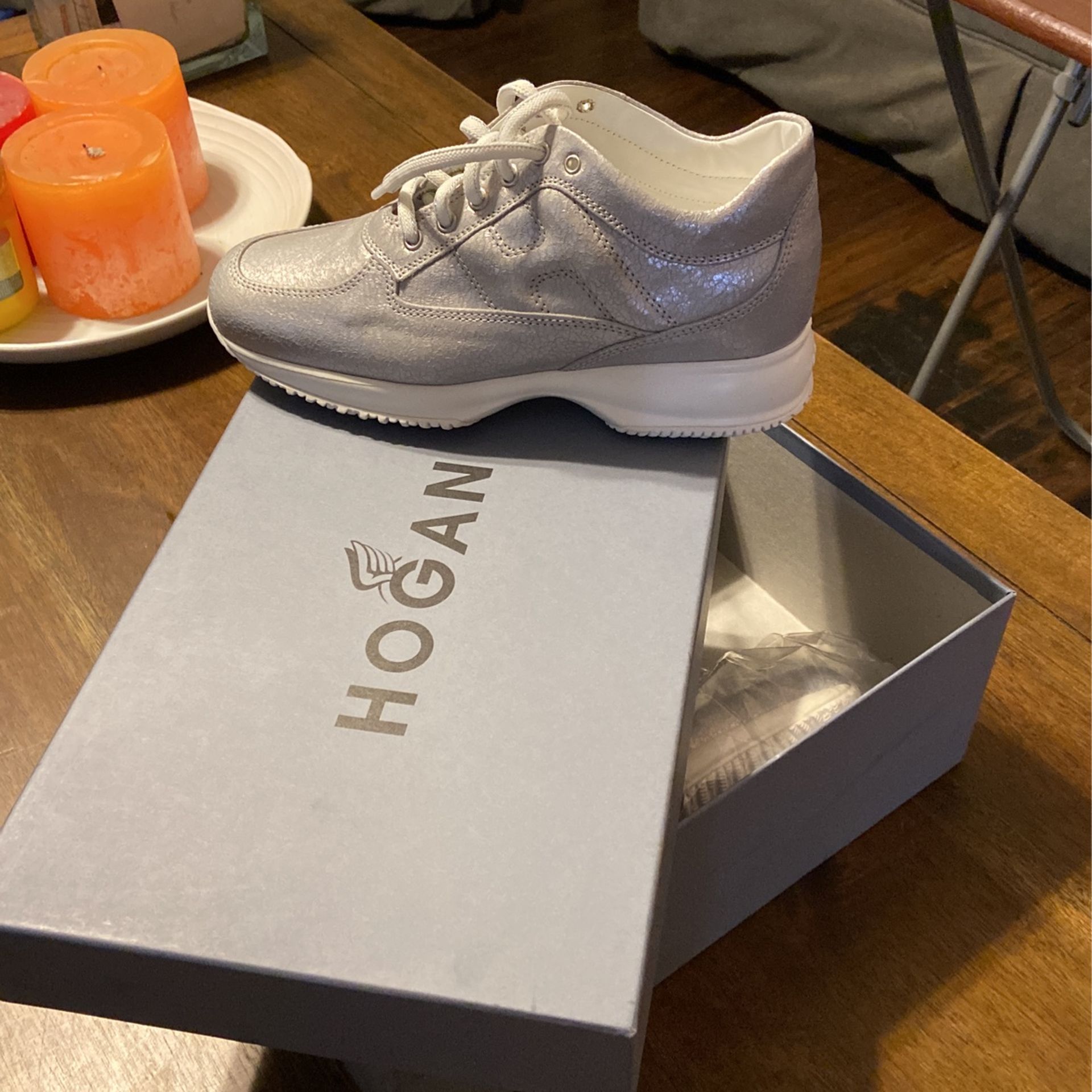 Hogan Interactive Silver Size Women's Brand New Never Worn
