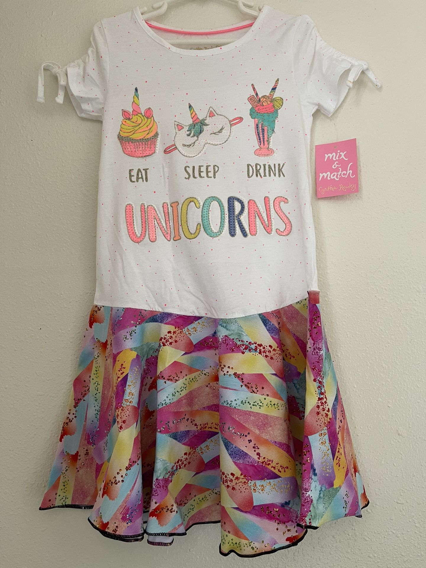 Unicorn Upcycle Dress Size 5 / 6