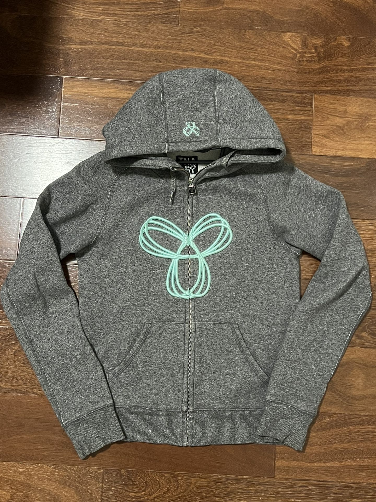 Aritzia TNA Logo Full Zip Hoodie