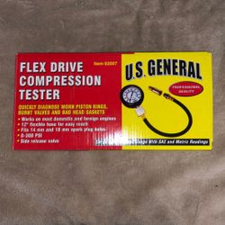 96091 Us General 92697 Flex Drive Compression Tester In Original Box 585058
