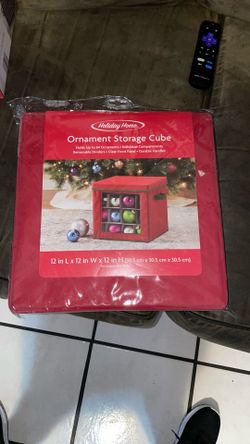 Ornament Storage Cube Holds 64 