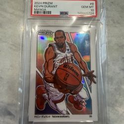 2024 Panini Prizm Manga Kevin Durant (#8) – PSA 10 