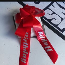 Giant happy Birthday Ribbon 