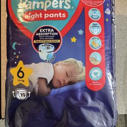 Pampers Sleepers Size 6