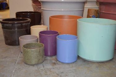 Gainey Color Glazed Pots