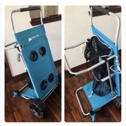 🏖️🛒 Convertible Beach Cart / Camping Wagon – Blue – NEW IN BOX 🛒🏖️