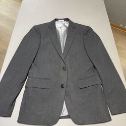 J. F. Ferrar Men’s Grey Slim Suit Jacket (Size 36-38)