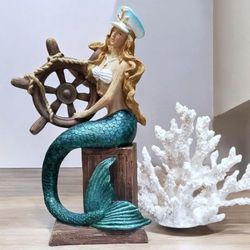 SALE! Brand New! 10 1/2" Colorful Mermaid Coastal Nautical | Pick Up in Winter Springs