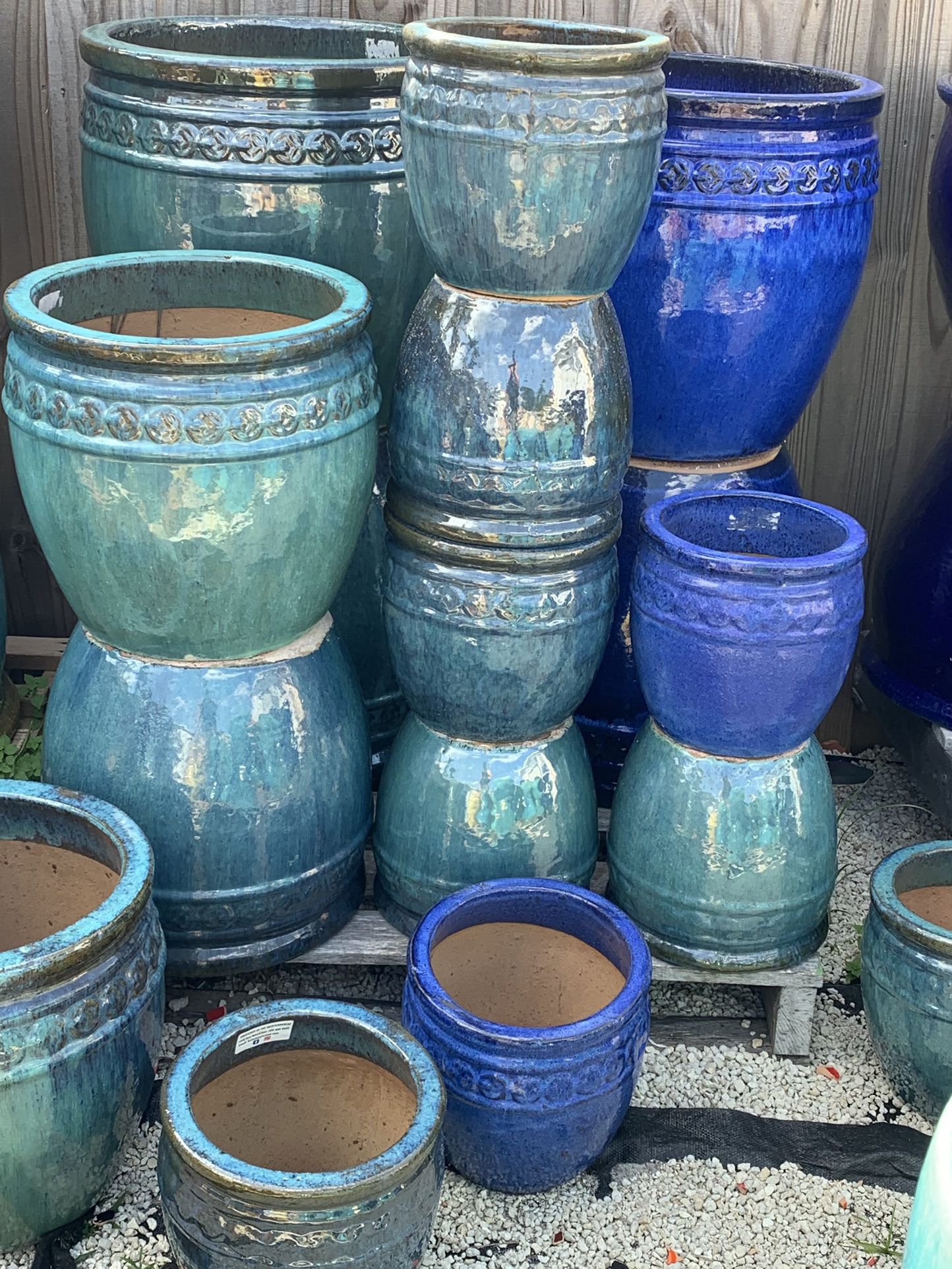Glazed Ceramic Planter Pots 