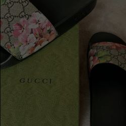 Gucci Cherry Blossom Slides 