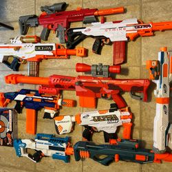 Nerf Gun Lot