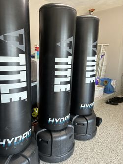 Title boxing floor standing heavy bag