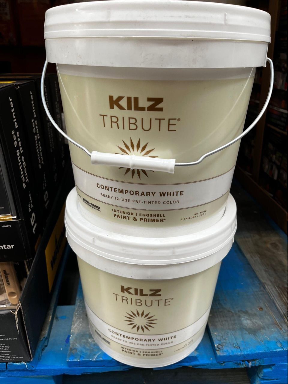 KILZ Tribute Interior Eggshell Paint 2 gallon bucket