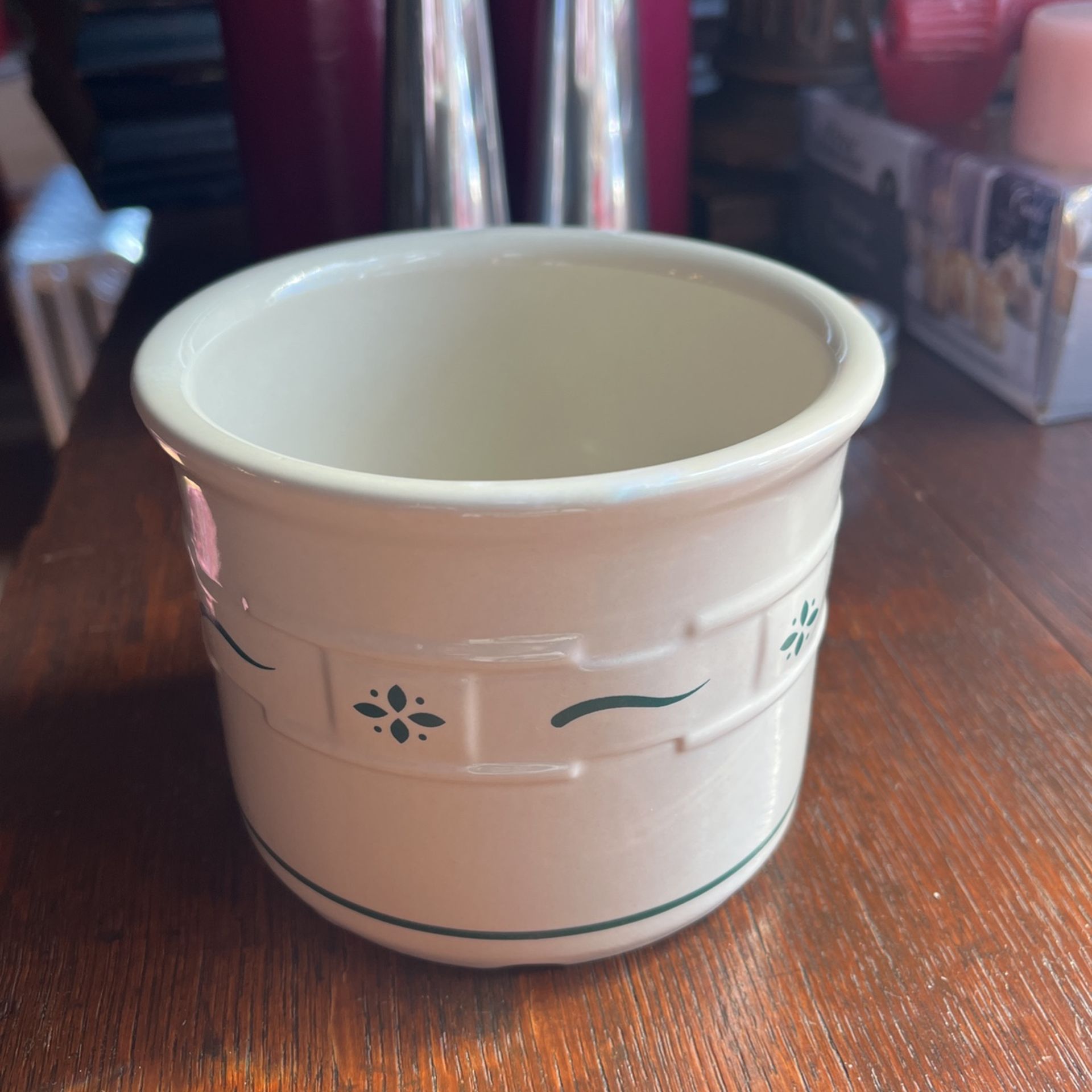 New In Box Longaberger One Pint Salt Crock