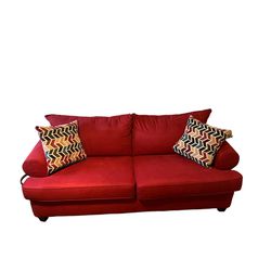 Red Sofa Couch 
