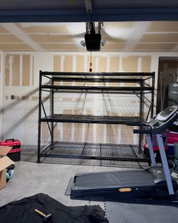 Heavy-Duty Steel Wire  Shelving Rack Garage Rack