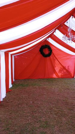 Canopy, Jumper , Chairs, Tables, Mechanical Bull, Drapes And More