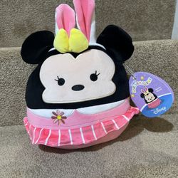 NWT SQUISHMALLOW Disney's 10" EASTER MINNIE MOUSE plush