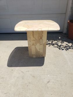 Vintage Marble Side Table