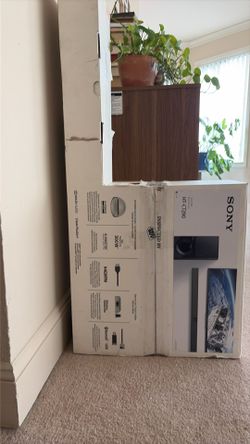 Sony soundbar and speaker